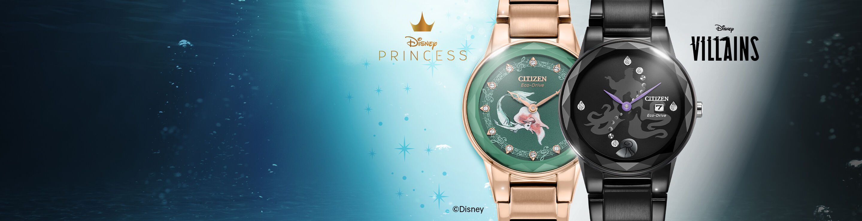 Disney Princess watches featuring Ariel and Jasmine - Inside the Magic |  Disney jewelry, Disney accessories, Disney watches